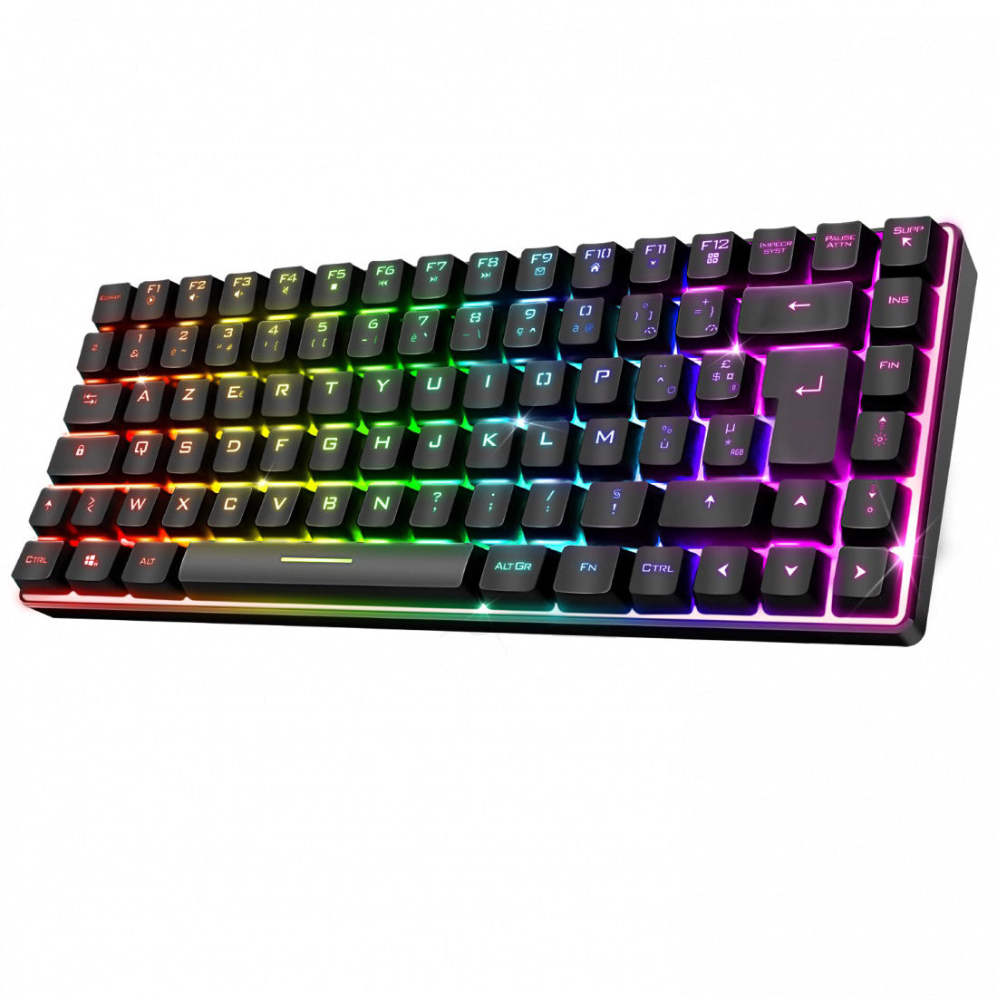 Spirit of Gamer - Clavier Semi-mécanique TKL RGB Sans fil - ELITE-K70