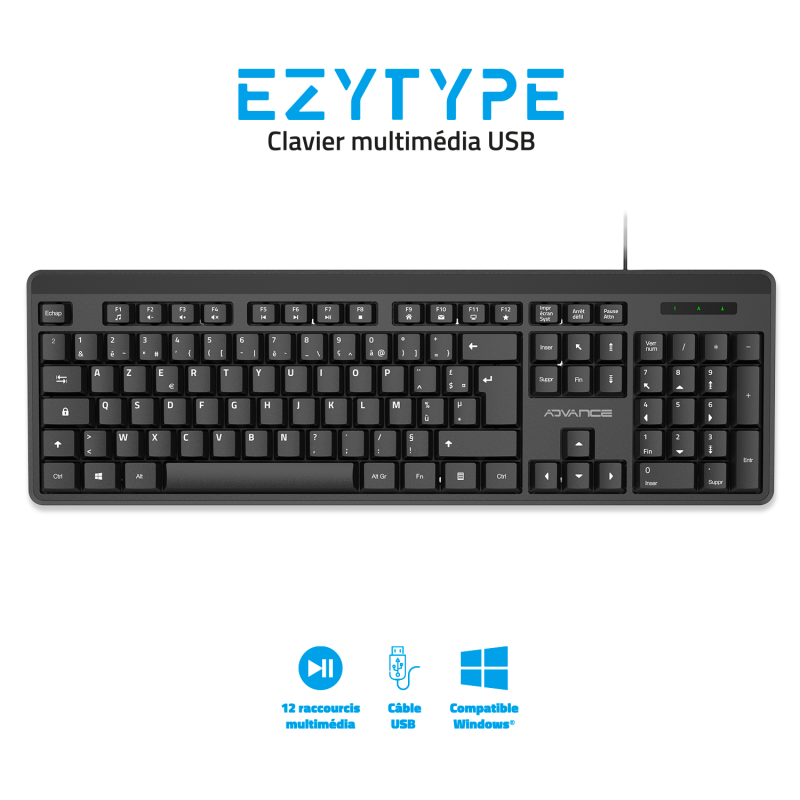 Advance - Clavier USB EzyType