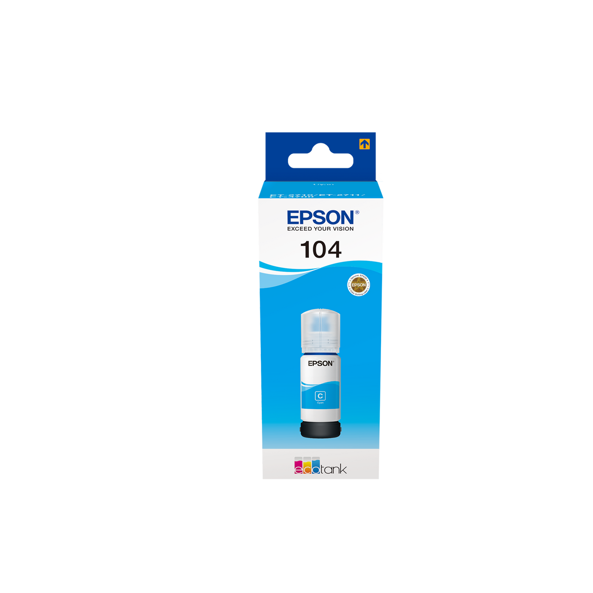 Epson - Bouteille d'encre 104 (Noir, Cyan, Magenta, Jaune)