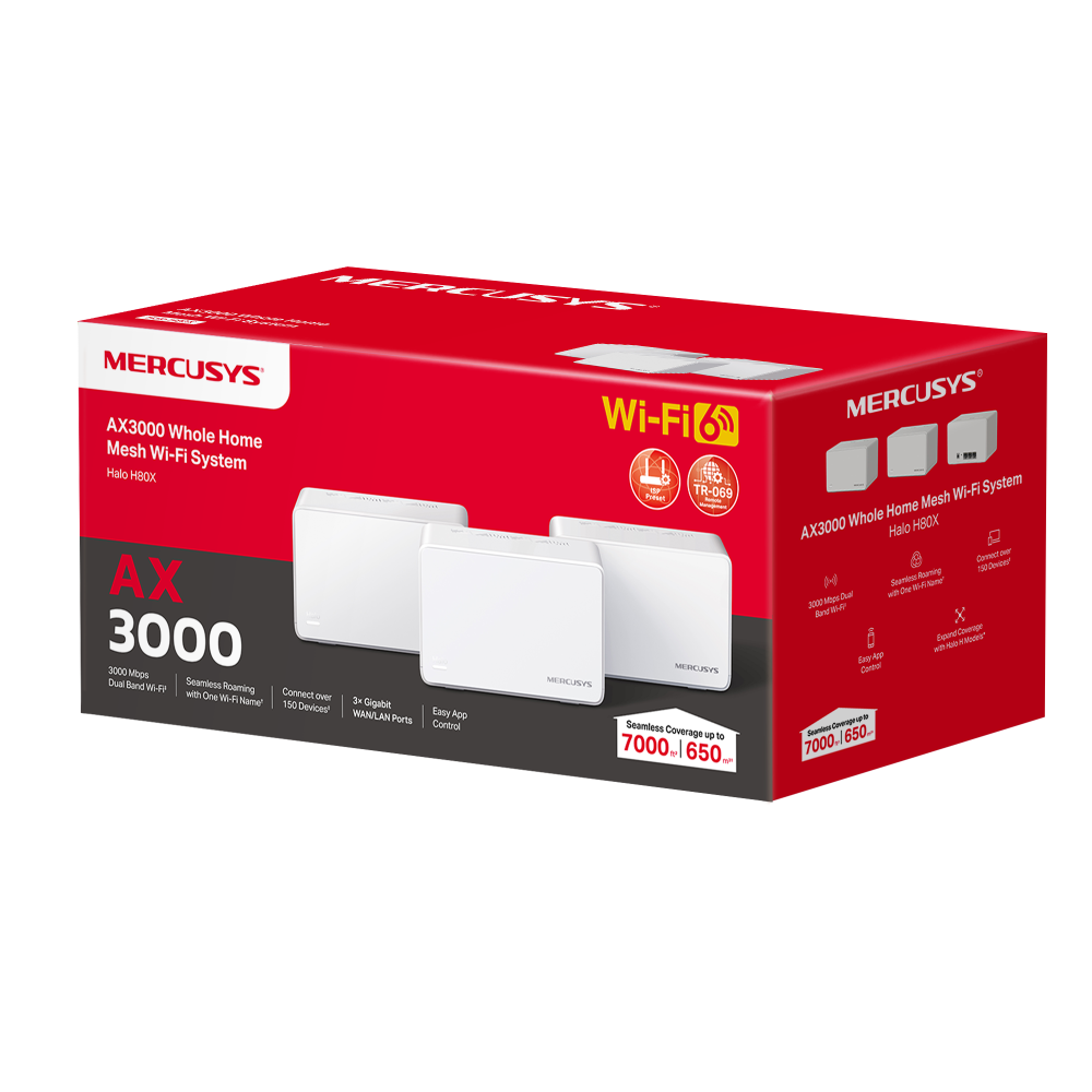 Mercusys - Halo H80X - AX3000