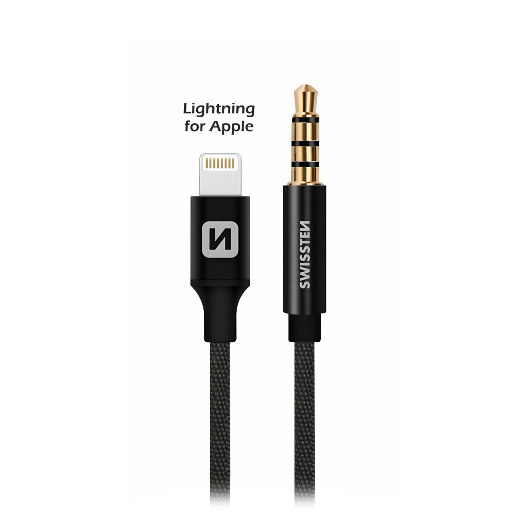 Swissten - Adaptateur audio Lightning vers jack 3.5mm mâle