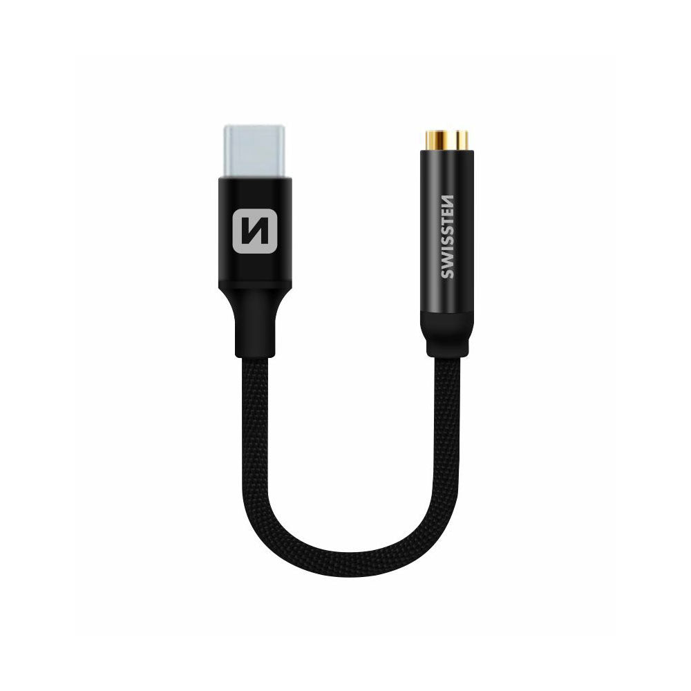 Swissten - Adaptateur audio USB-C vers jack 3.5mm femelle