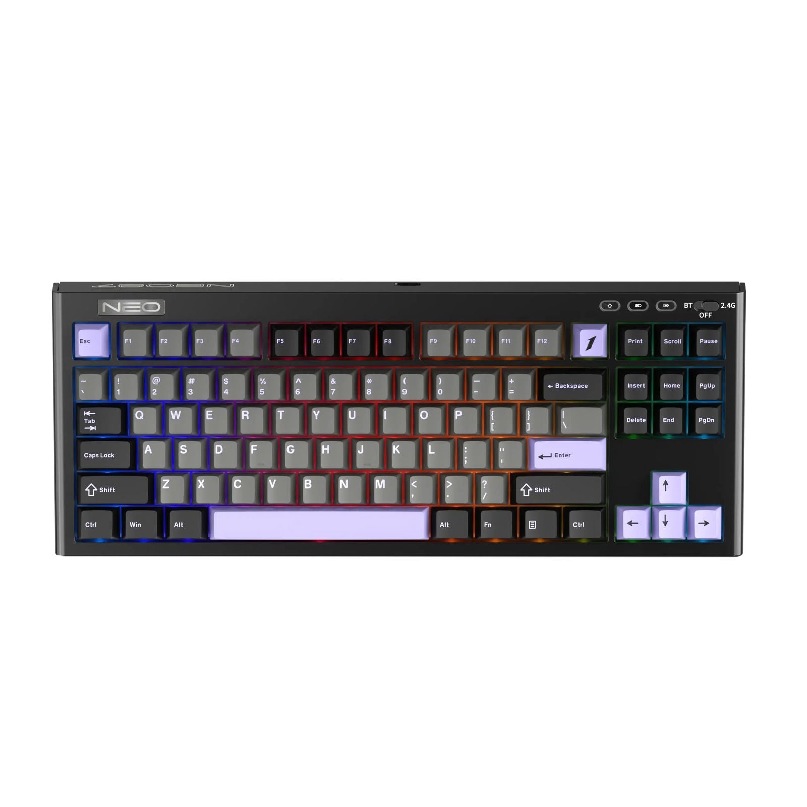 1St Player - NEO87 - Clavier mécanique TKL sans fil