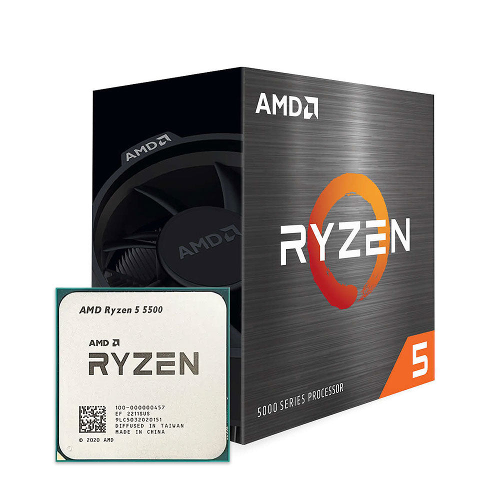 AMD - Ryzen 5 5500 (3.6 GHz - 4.2 GHz) (Tray)