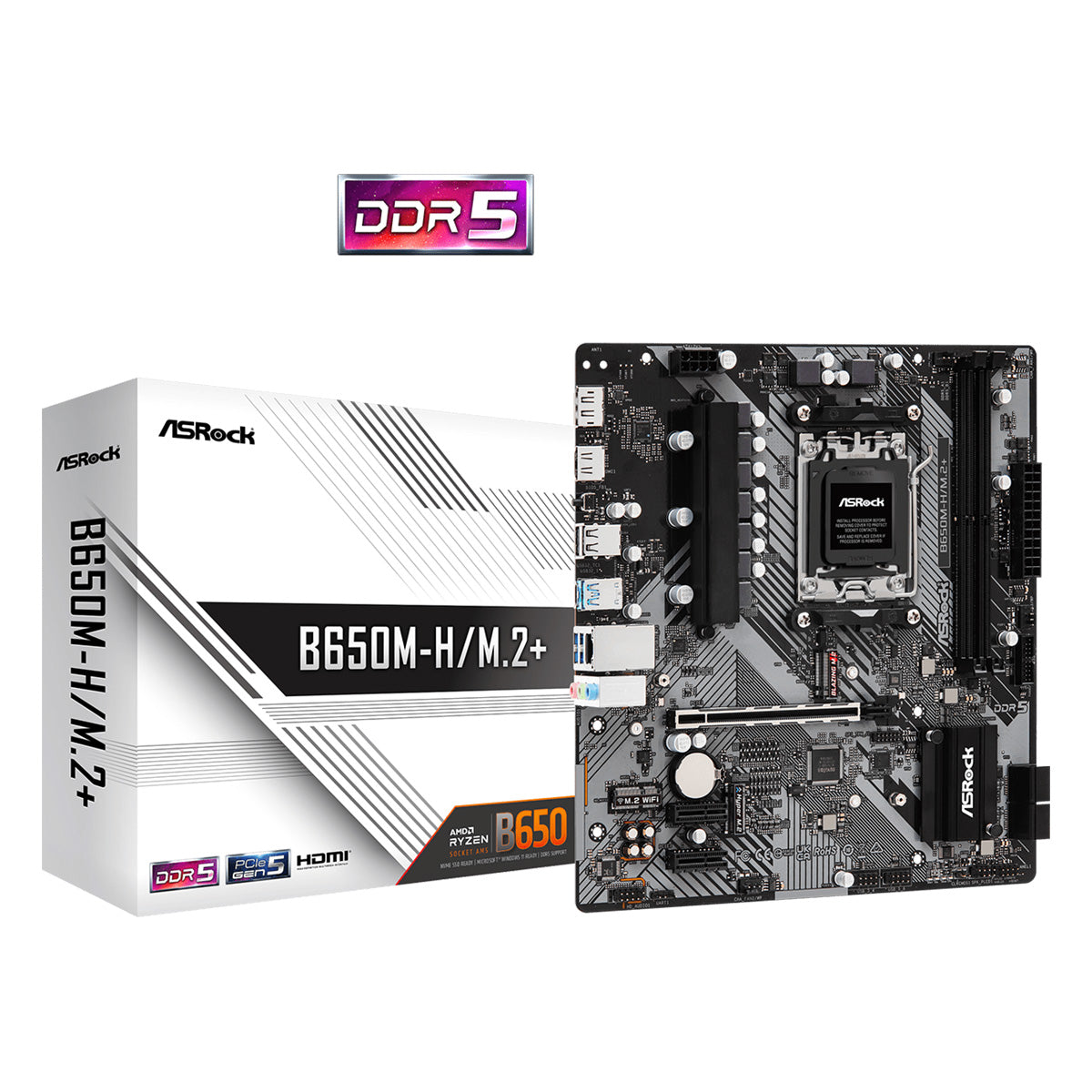 Asrock - B650M-H/M.2+