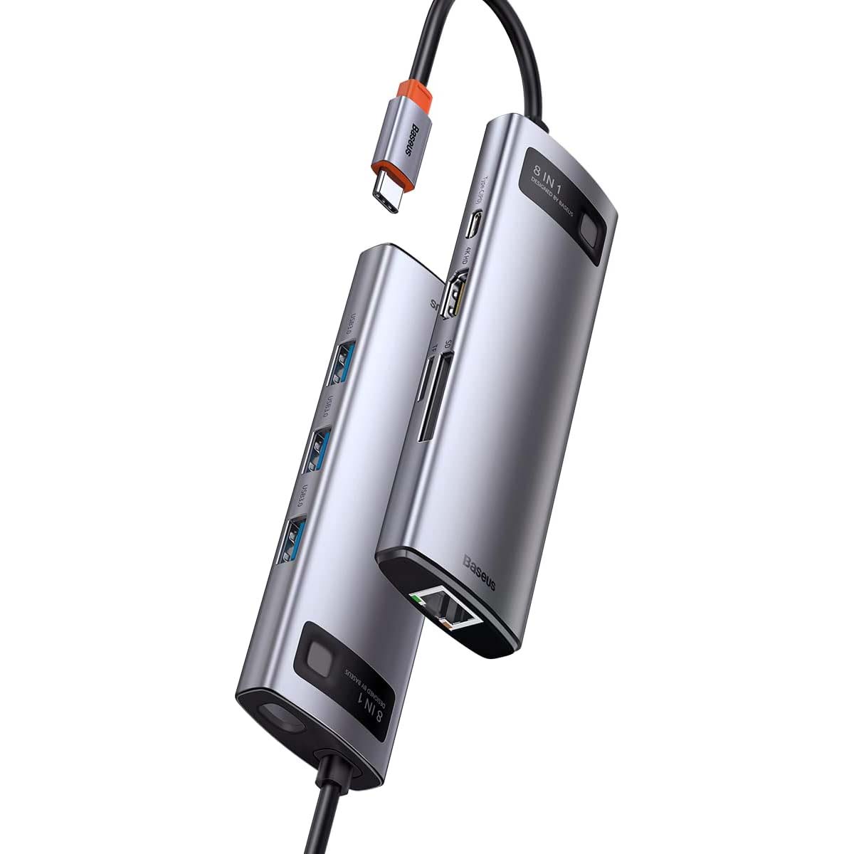 Baseus - Metal Gleam Series Hub USB-C 8 en 1
