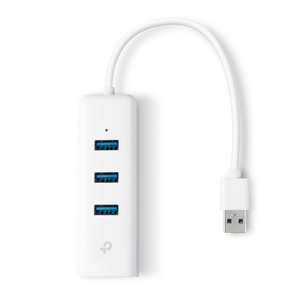 TP-Link - Adaptateur USB 3.0 vers Gigabit Ethernet RJ45 + 3 ports USB 3.0 - UE330