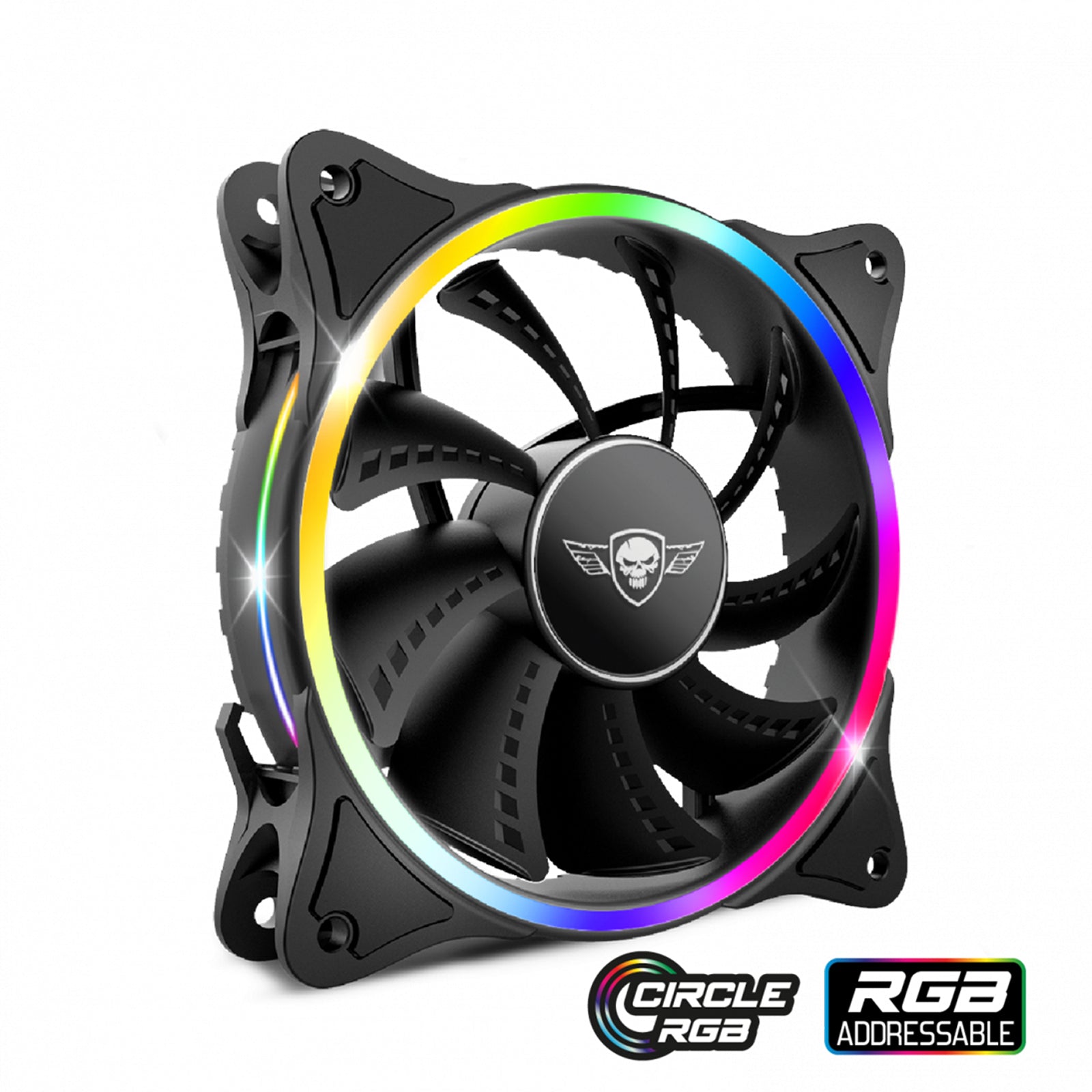 Spirit of Gamer - Ventilateur interne 120mm - AIRFORCE SERIES RING FAN - CIRCLE RGB