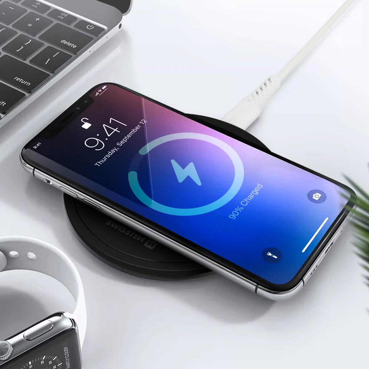 Swissten - Chargeur sans fil (induction) - 15W
