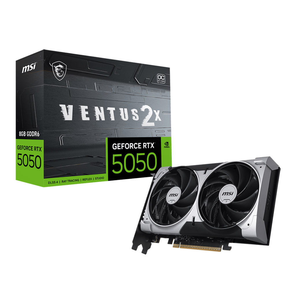 MSI - Carte graphique GeForce RTX 5050 8G VENTUS 2X OC