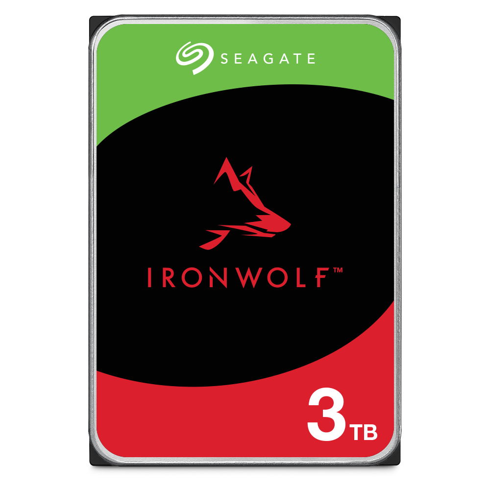 Seagate - Disque dur 3.5" pour NAS IronWolf ST3000VN007 - 3To