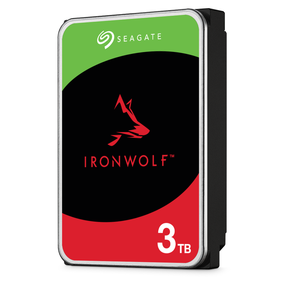Seagate - Disque dur 3.5" pour NAS IronWolf ST3000VN007 - 3To