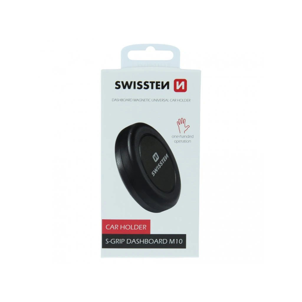 Swissten - S-Grip M10 Support magnétique tableau de bord pour téléphone