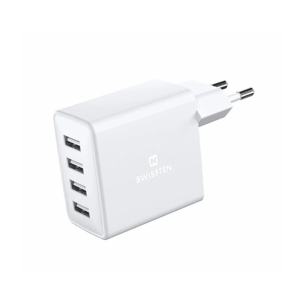Swissten - Chargeur secteur 4 ports USB - 20W