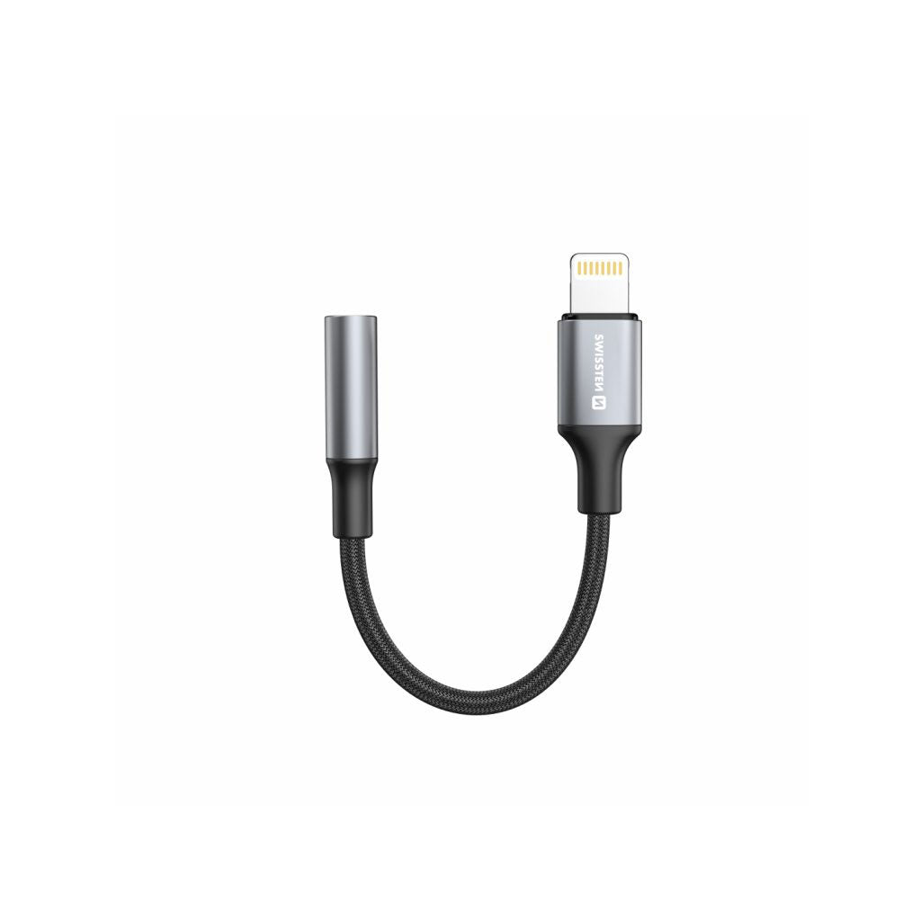 Swissten - Adaptateur audio lightning vers jack 3.5mm femelle pour iPhone