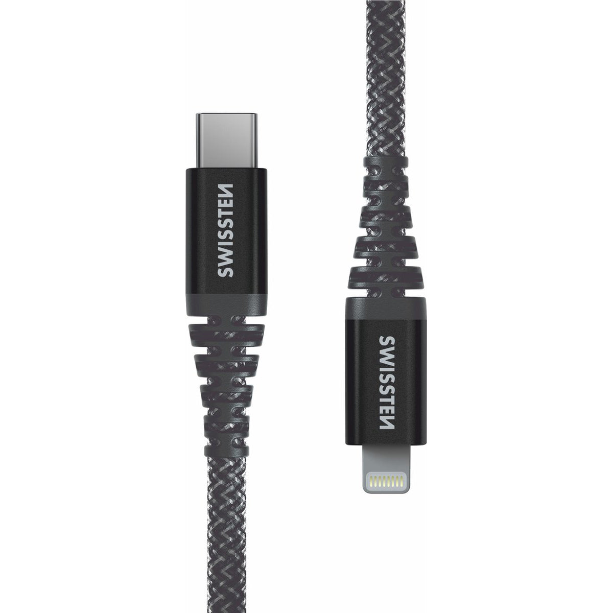 Swissten - Câble USB-C vers lightning en kevlar