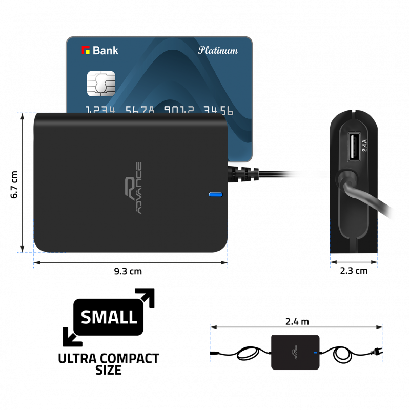 Advance - Chargeur universel 90W PowerUp spécial ASUS