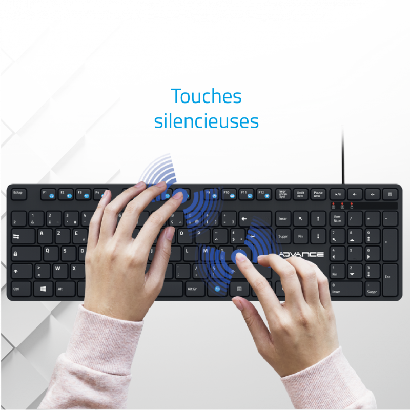 Advance - Workmate Plus - Pack clavier / souris USB