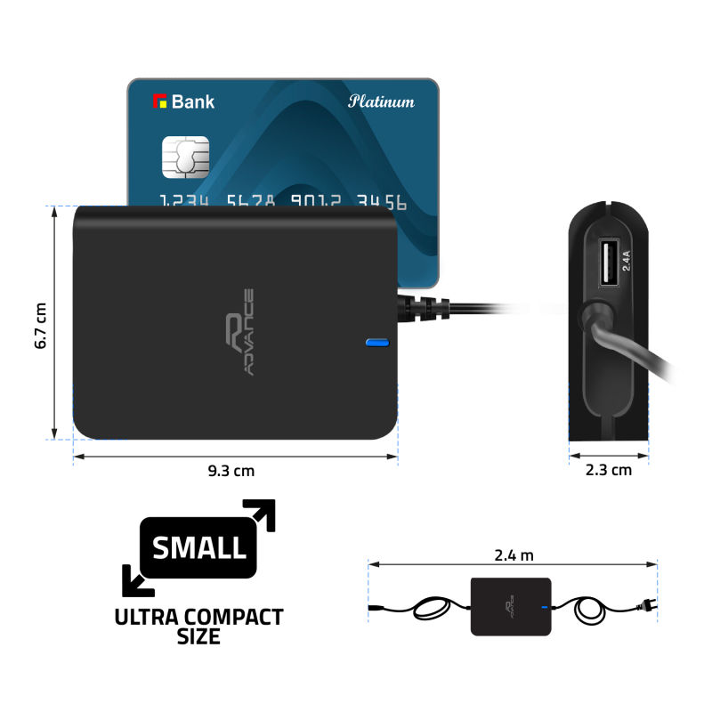 Advance - Chargeur universel 90W PowerUp spécial Dell