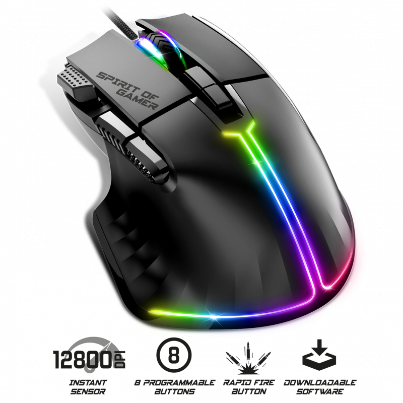 Spirit Of Gamer - Pro-M5 - Souris RGB filaire