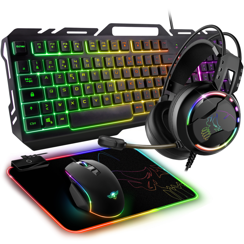 Spirit Of Gamer - Ultimate 300 - Pack Gaming 4 en 1