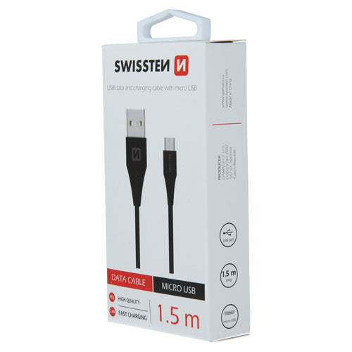 Swissten - Câble USB vers micro USB - 1.5m