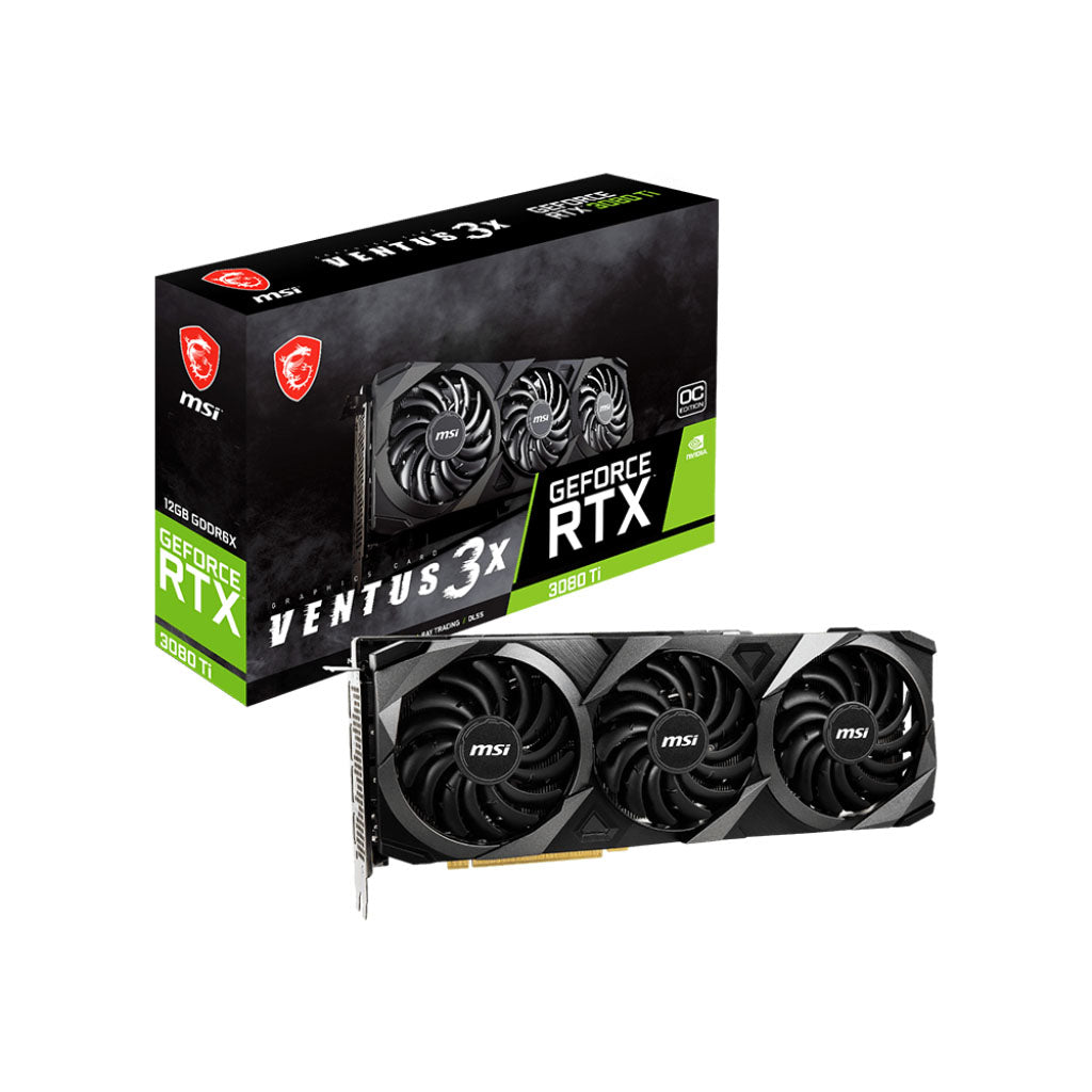 MSI - Carte graphique GeForce RTX 3080 Ti VENTUS 3X 12G OC LHR