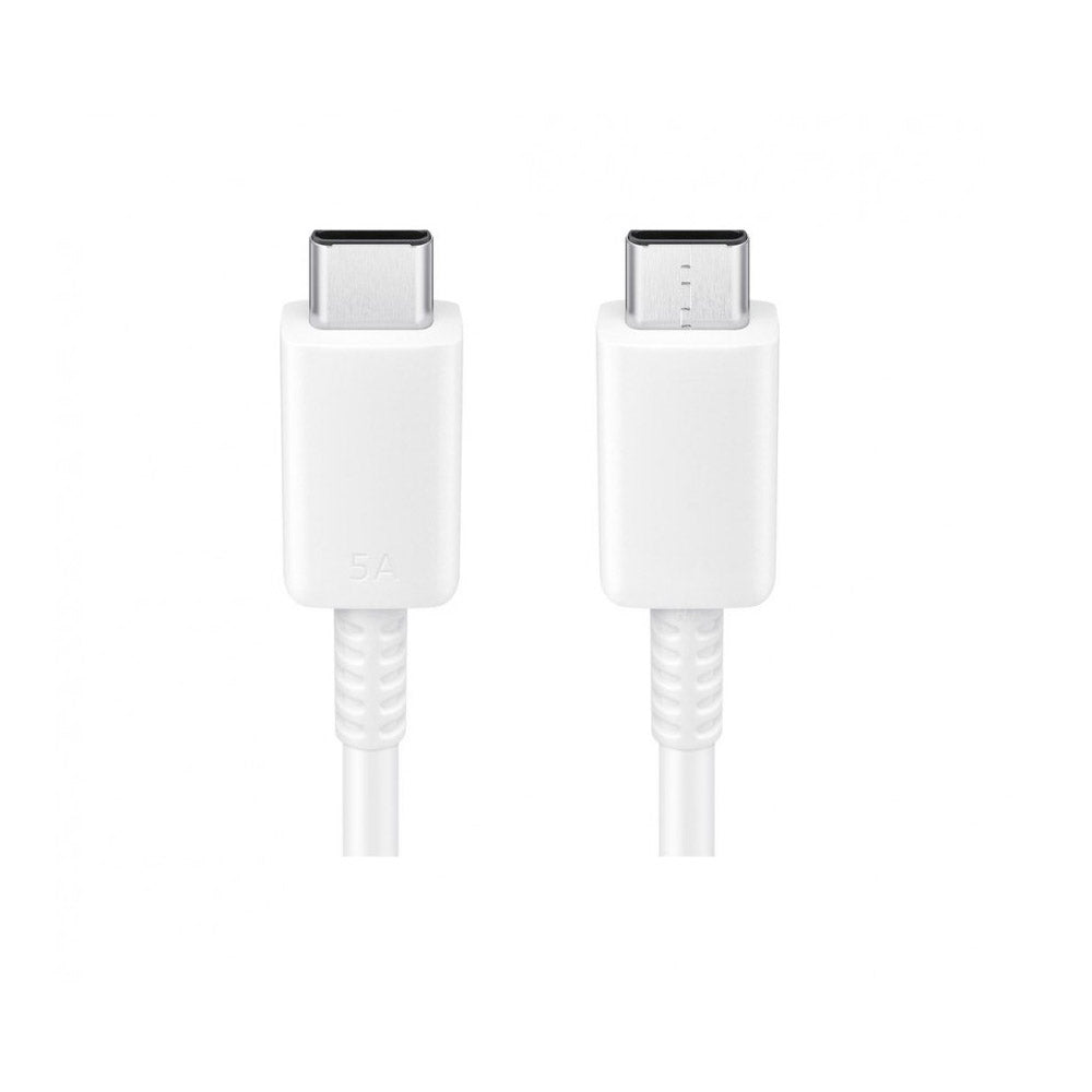 Samsung - Câble USB-C vers USB-C - 5A - 1m (Blanc/Noir)