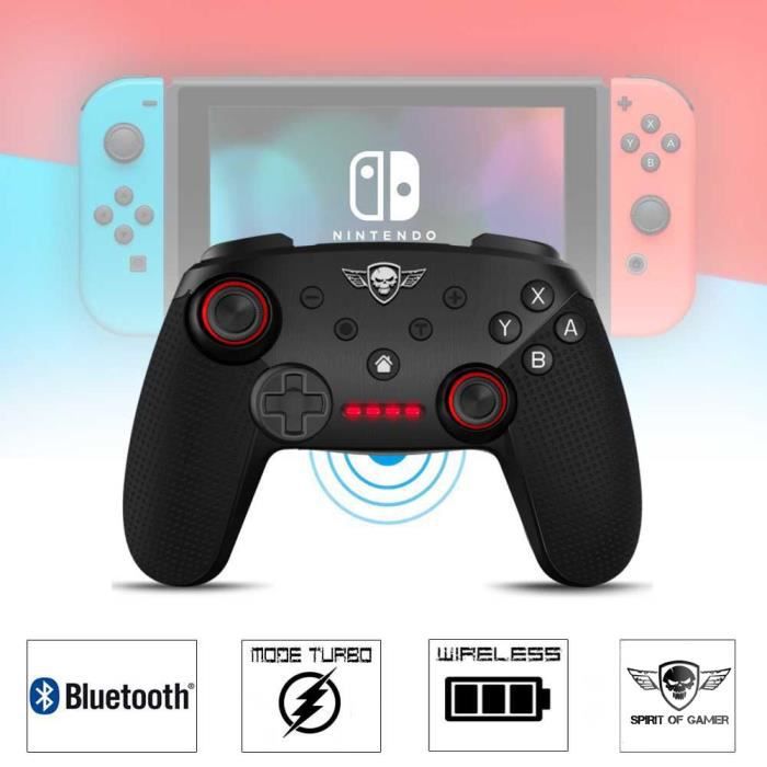 Spirit of Gamer - Manette Switch sans fil - PGS Wireless