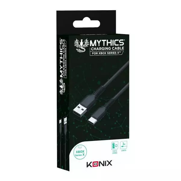 Konix Mythics - Câble de charge pour manettes Xbox series X
