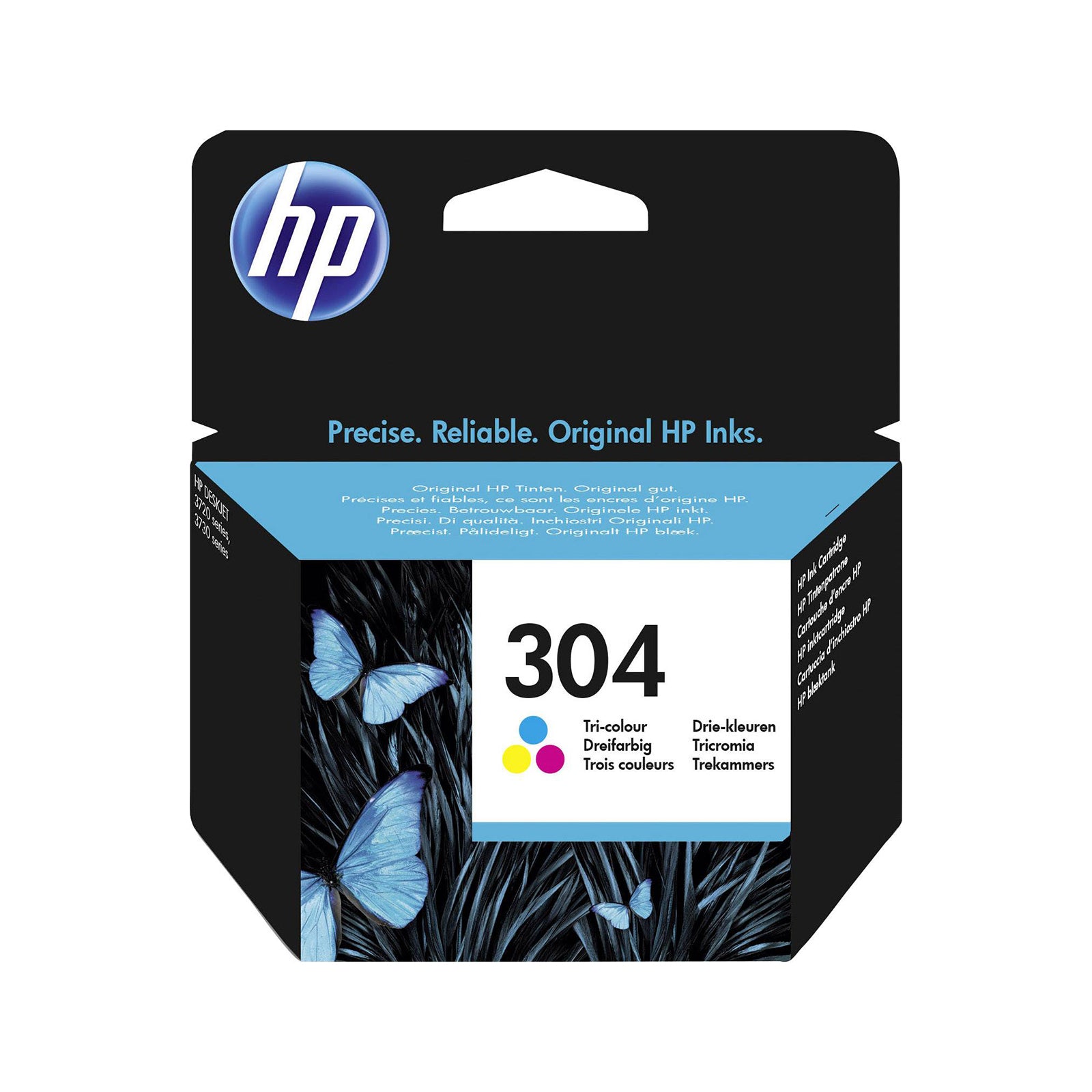 Hp - Cartouche d'encre 304 (cyan, jaune, magenta), (noir)
