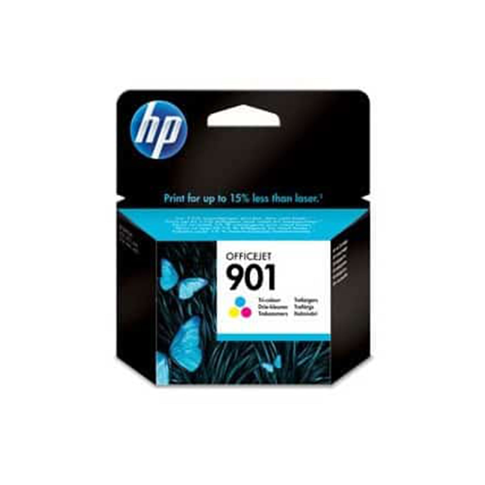 Hp - Cartouche d'encre 901 (cyan, jaune, magenta), (noir)