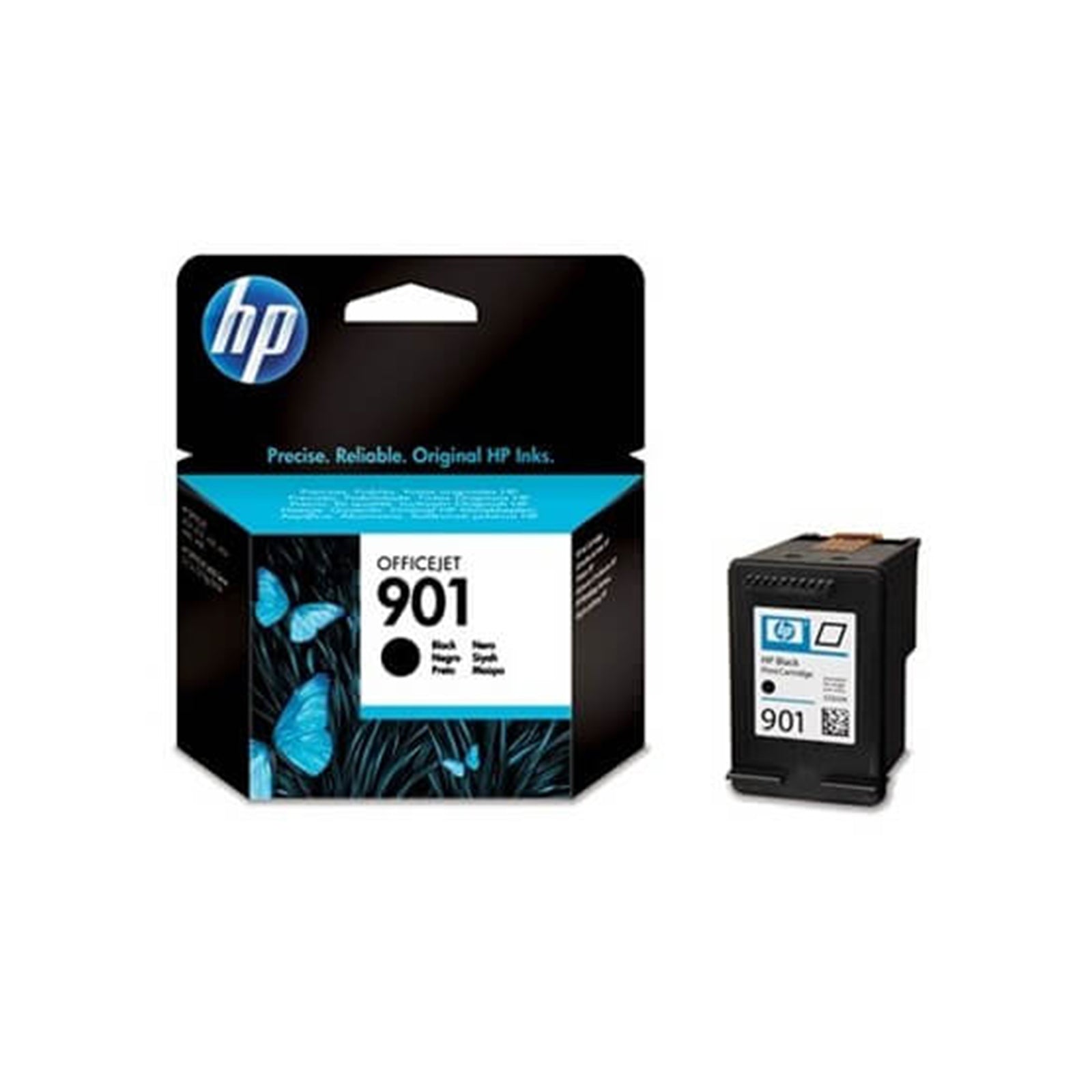 Hp - Cartouche d'encre 901 (cyan, jaune, magenta), (noir)