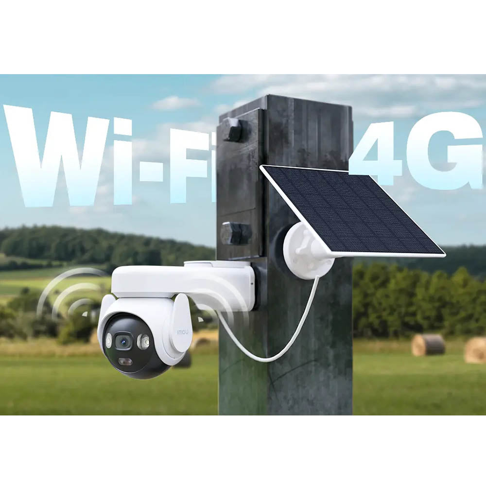 Imou - AOV PT - Caméra solaire WiFi + 4G