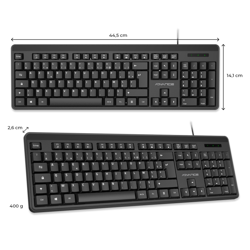 Advance - Clavier USB EzyType