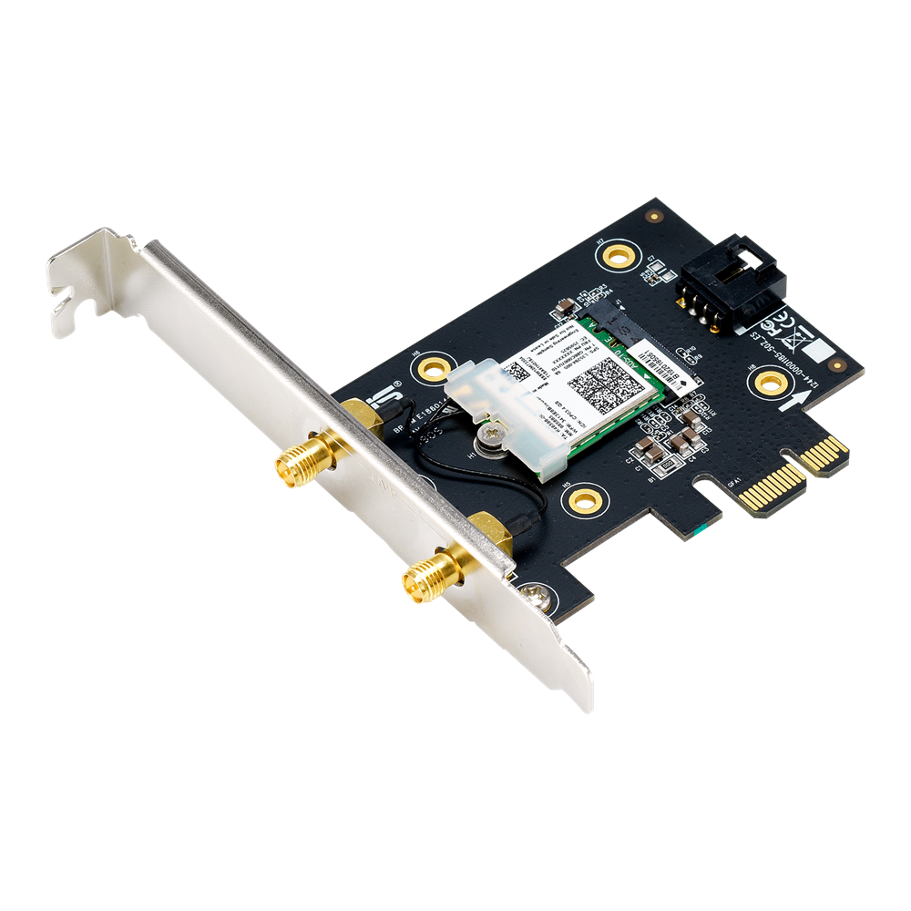 Carte Réseau ASUS PCE-AX3000 WiFi 6 (AX3000) + Bluetooth 5.0 – PCIe