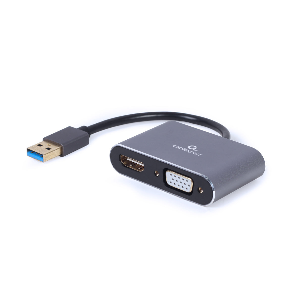Cablexpert - Adaptateur USB-A vers HDMI et VGA