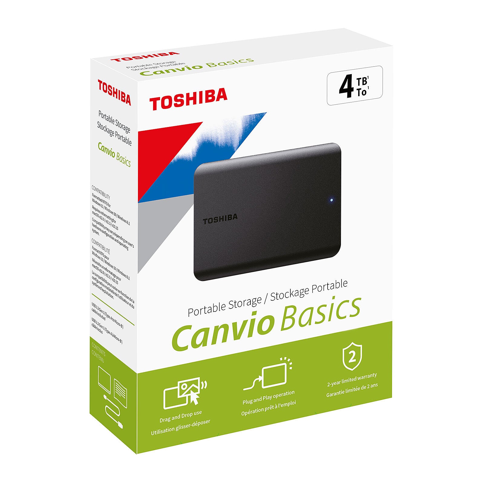 Toshiba - Canvio Basics 4 To
