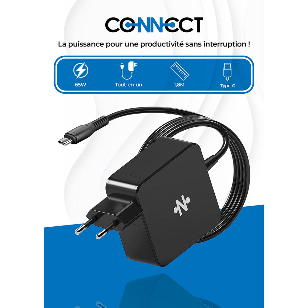 Connect - MC-CP65WC01 - Chargeur USB-C 65W
