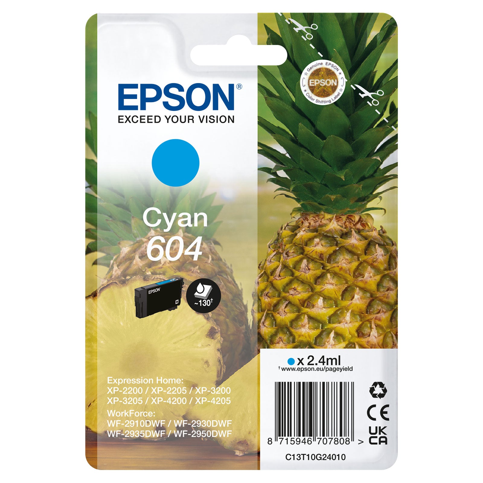 Epson - Cartouche d'encre 604 - Ananas