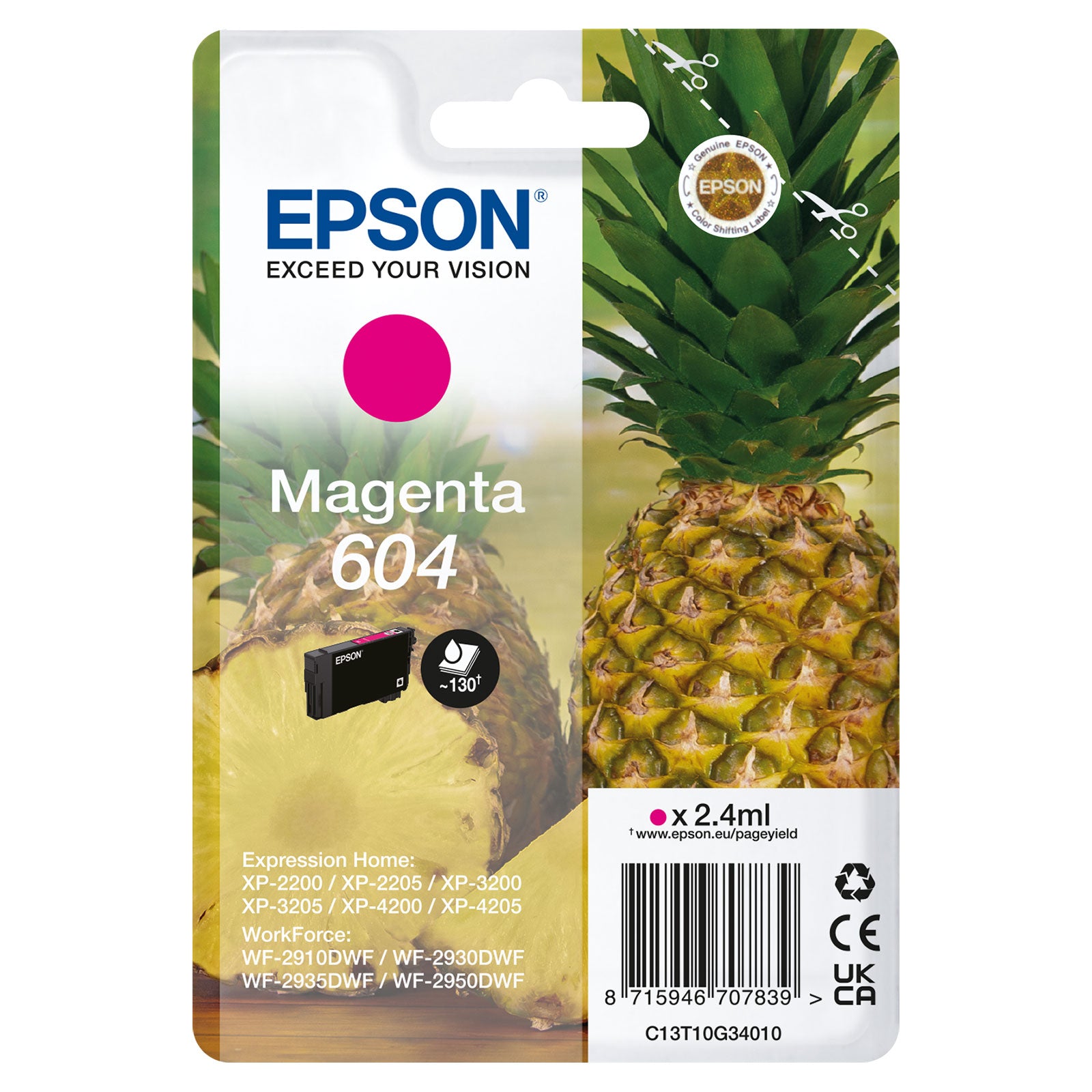 Epson - Cartouche d'encre 604 - Ananas
