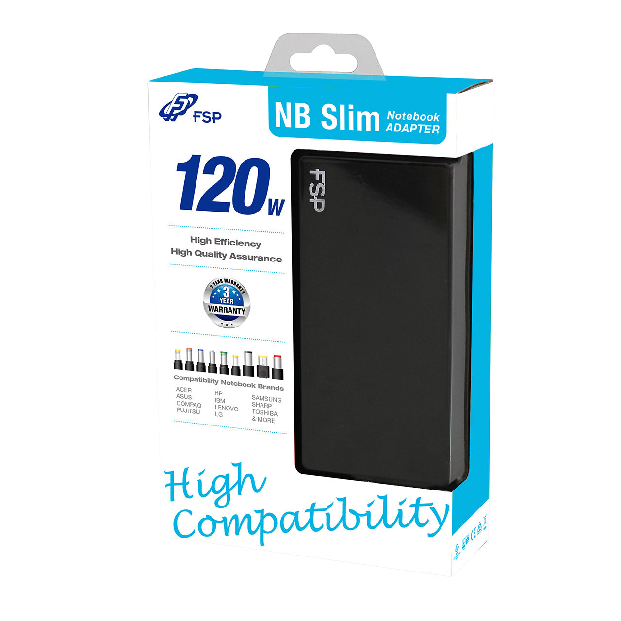 FSP - Chargeur universel NB Slim Pro 120W