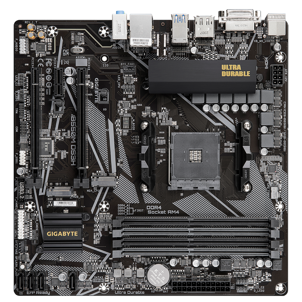 Gigabyte - B550M DS3H - AM4