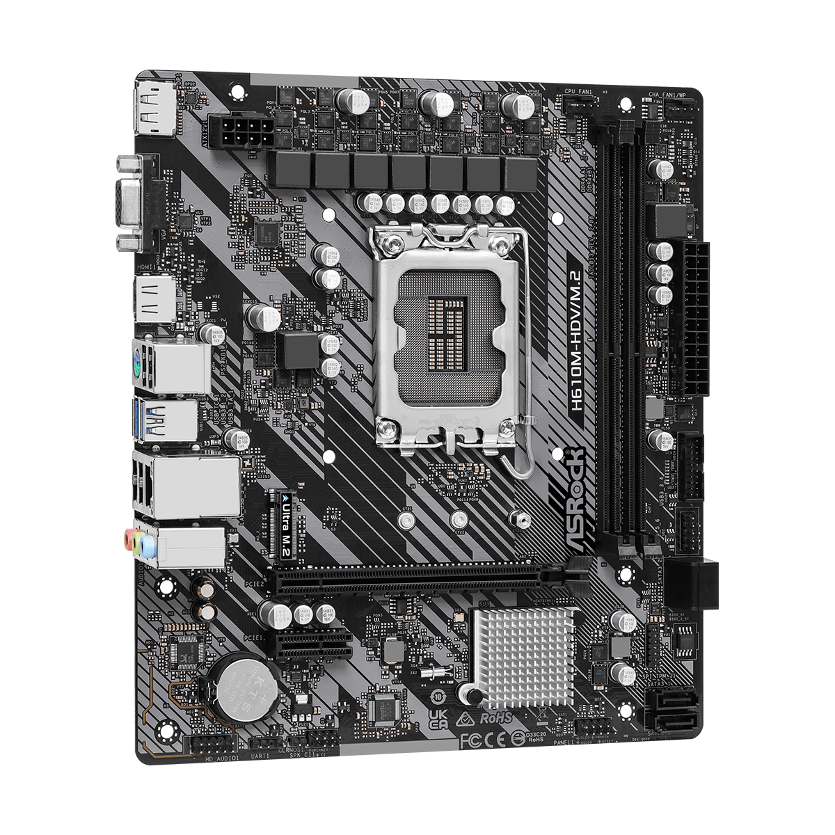 Asrock - H610M-HDV/M.2 R2.0 - LGA1700