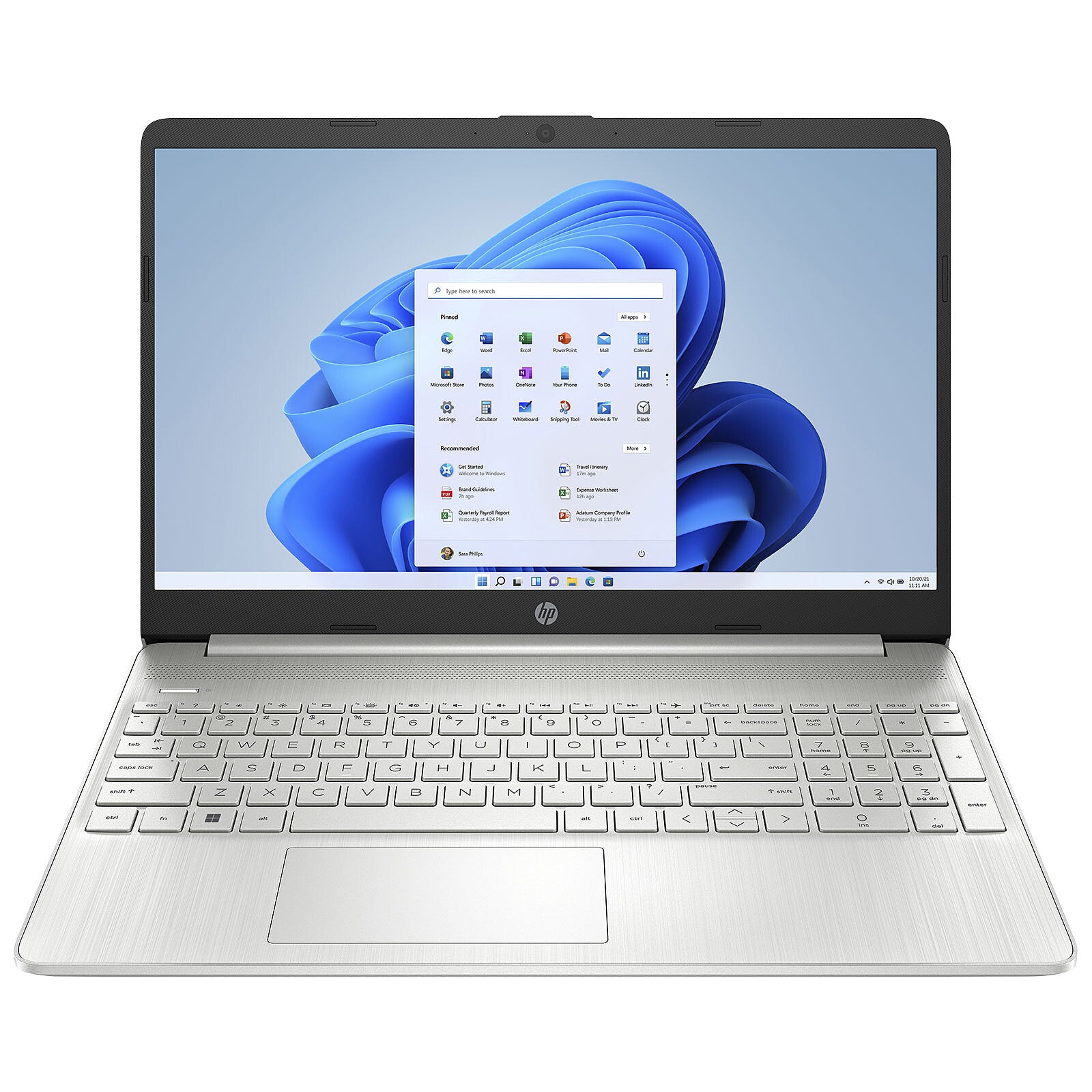 HP - PC portable 15s-eq2110nf - Ryzen 5 5500U - 16Go - SSD 512Go - W11