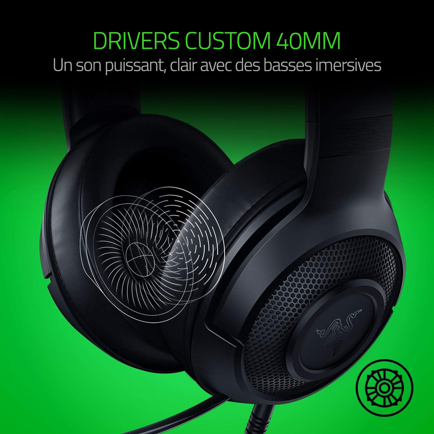 Razer - Casque Gamer Kraken X Lite