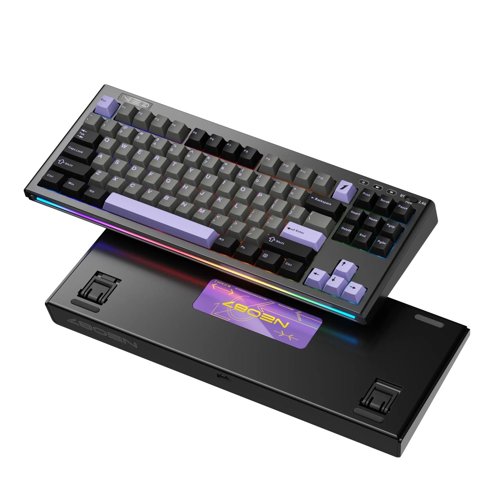 1St Player - NEO87 - Clavier mécanique TKL sans fil
