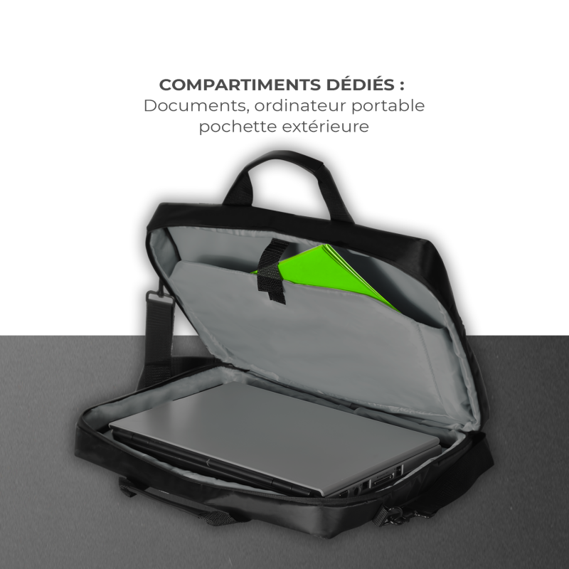 Advance - Sacoche Ordinateur Portable BasicLine 17,3" max (Noir)