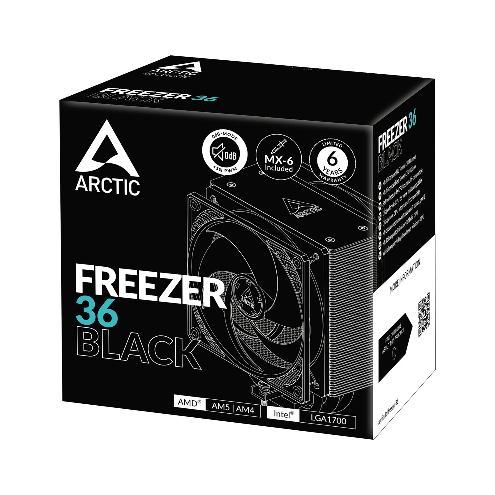 Arctic - Freezer 36 Noir