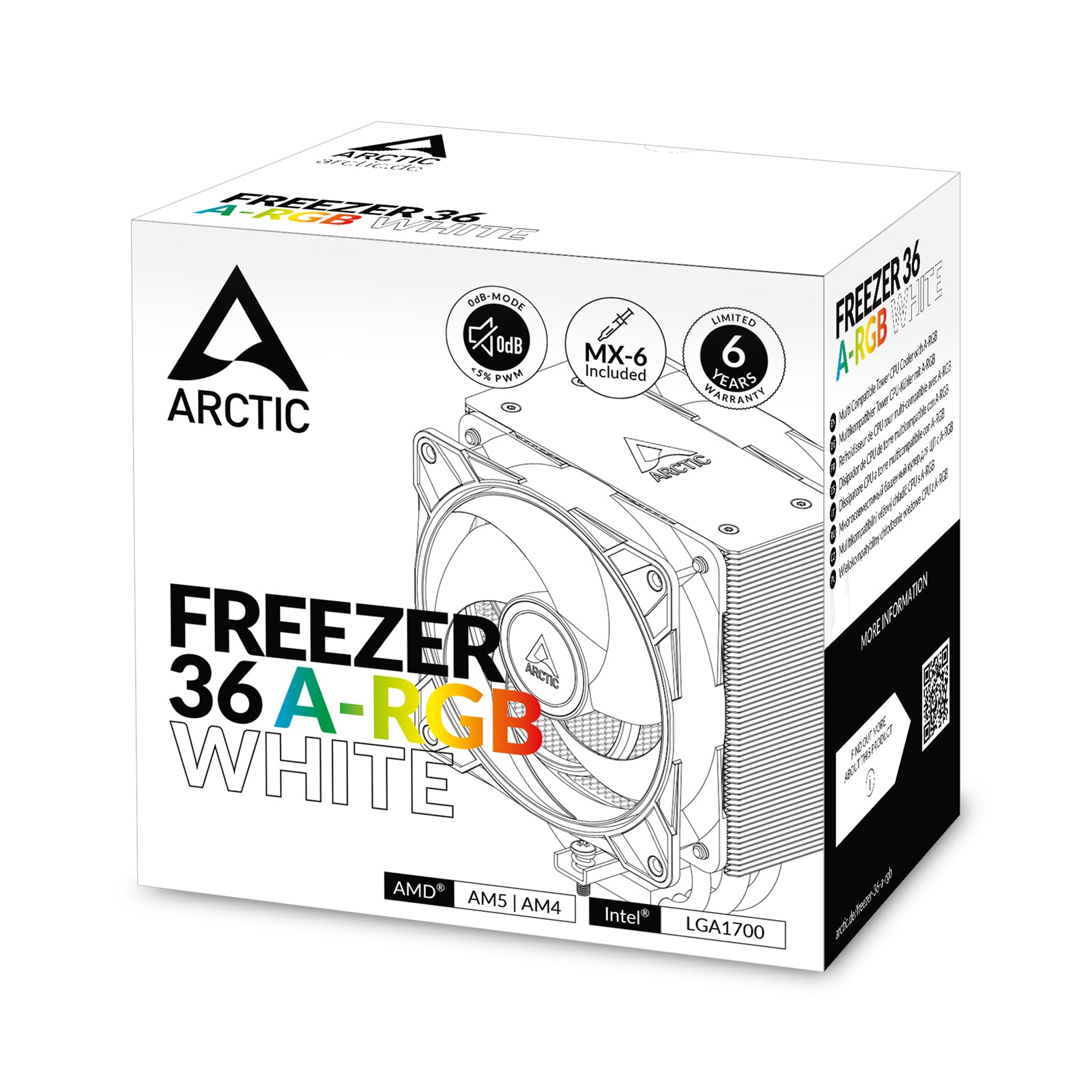 Arctic - Freezer 36 RGB Blanc